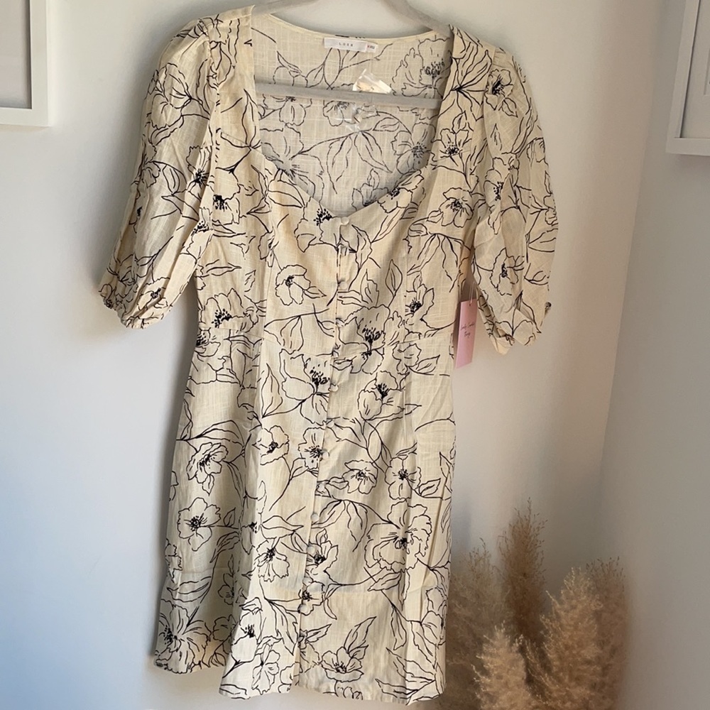 The Olivia Puff Sleeve Mini Dress - Picture 4 of 4